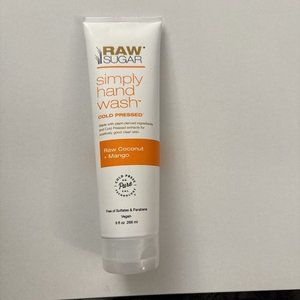 NEW Raw Sugar Simply Hand Wash Raw Coconut + Mango Vegan 9 fl oz BV10